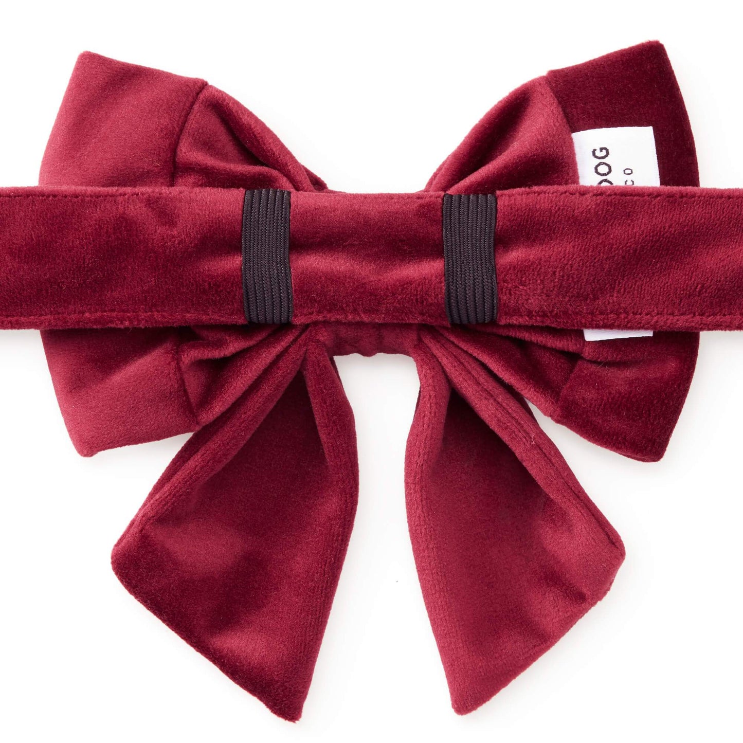 Burgundy Velvet Sailor Bow