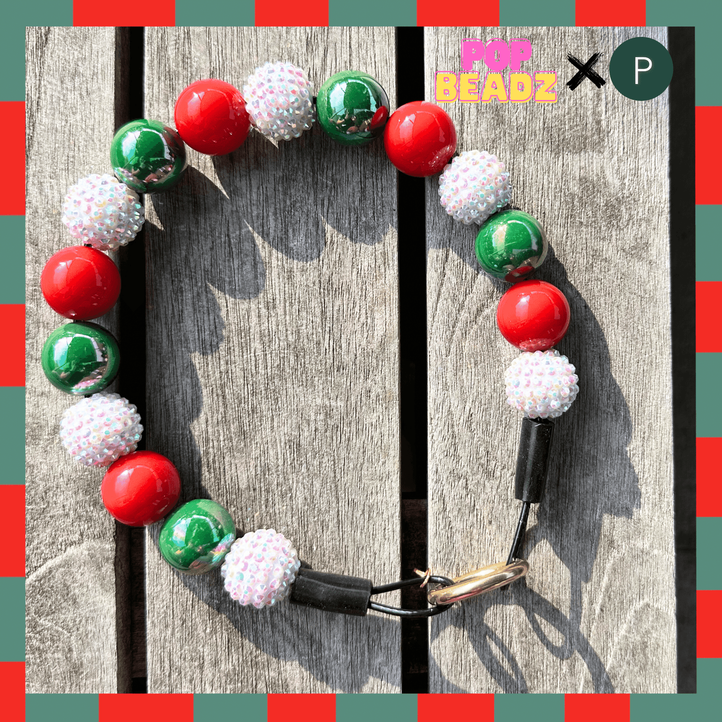 Holly Jolly Charm Collar