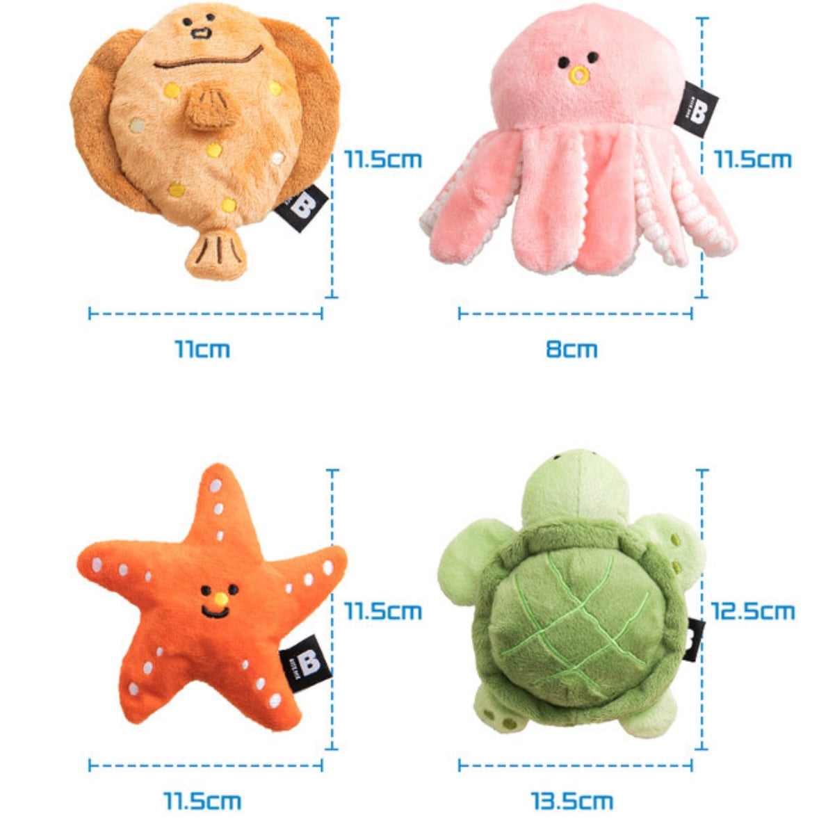 Starfish & Turtle Sea Friends Toy