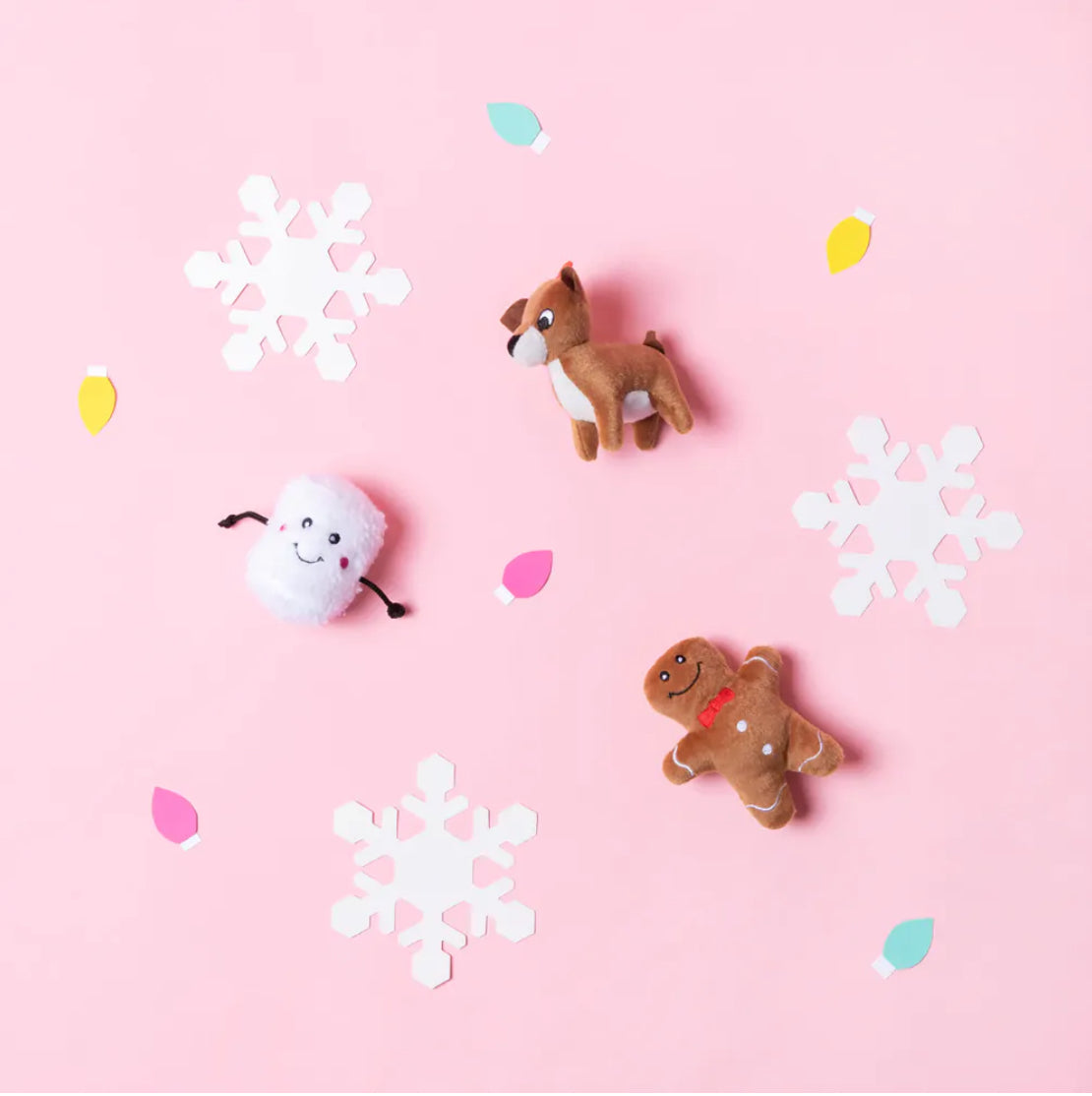 Santa's Friends Miniz Plush Toy (Set of 3)