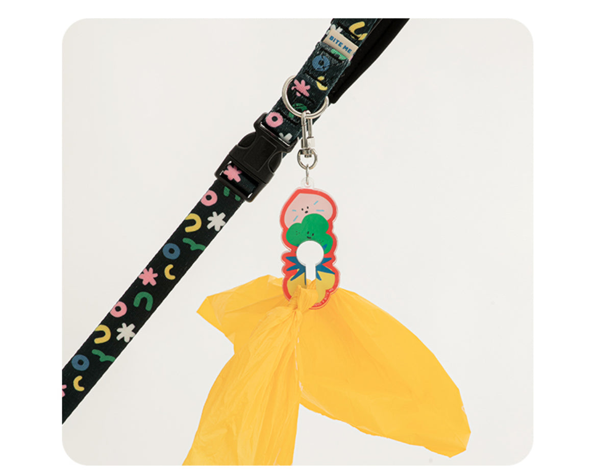 Black Popcorn Hands Free Leash