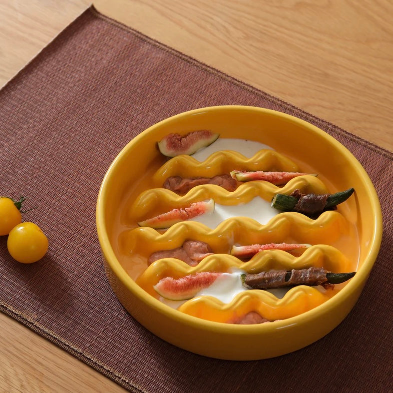 PEHOM Macaroni Slow Feeder Bowl
