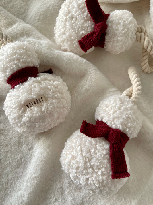 Snowman Dog Toy