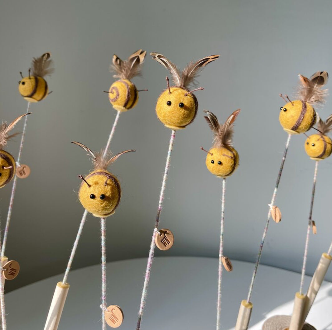 Honeybee Cat Toy