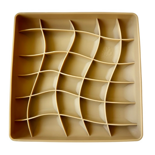 wavies slow feeder bowl | mushroom