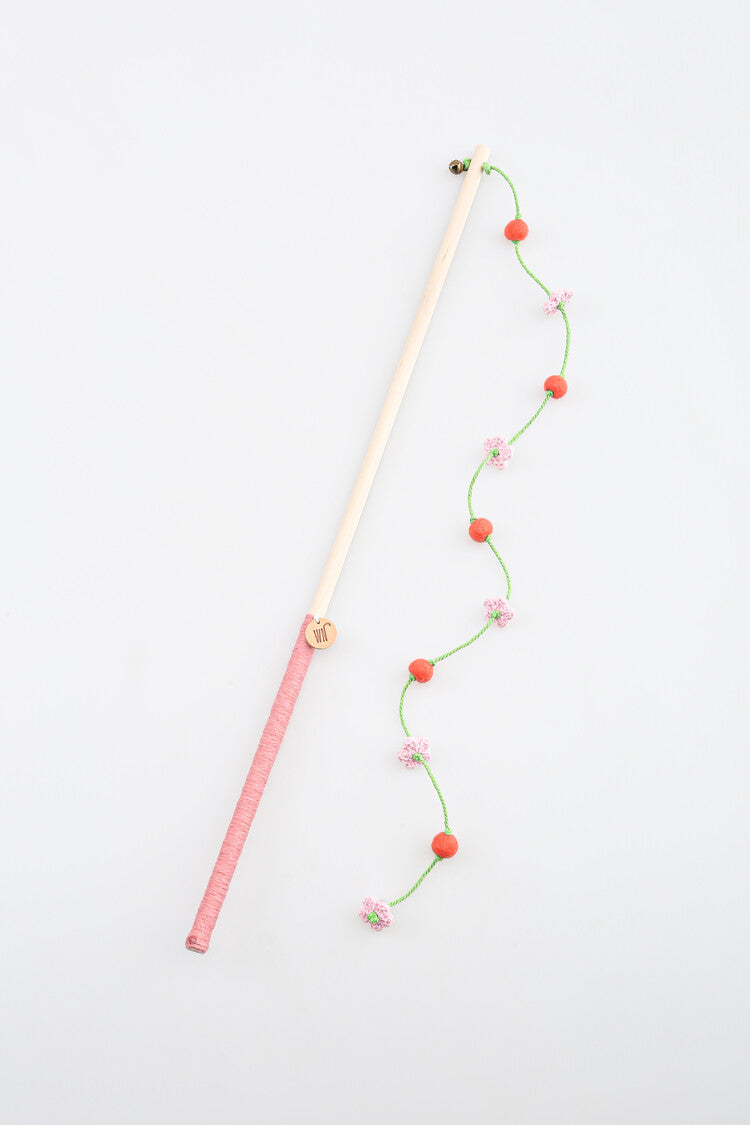 Cherry Blossom Rod Cat Toy