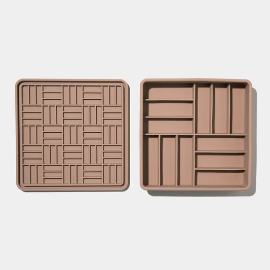 3-in-1 parquet slow feeder bowl (fig)