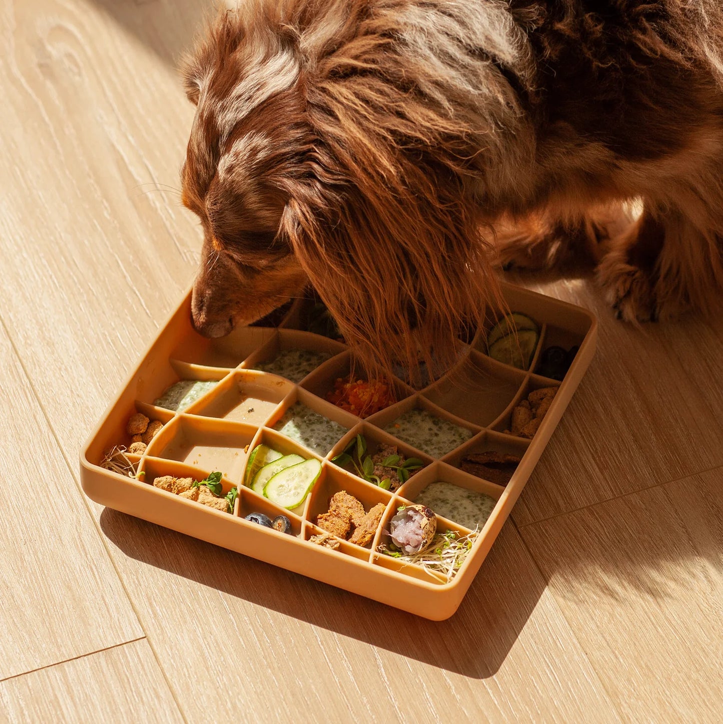 wavies slow feeder bowl | mushroom