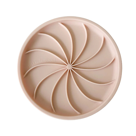 wheelies lick mat & lid | peach