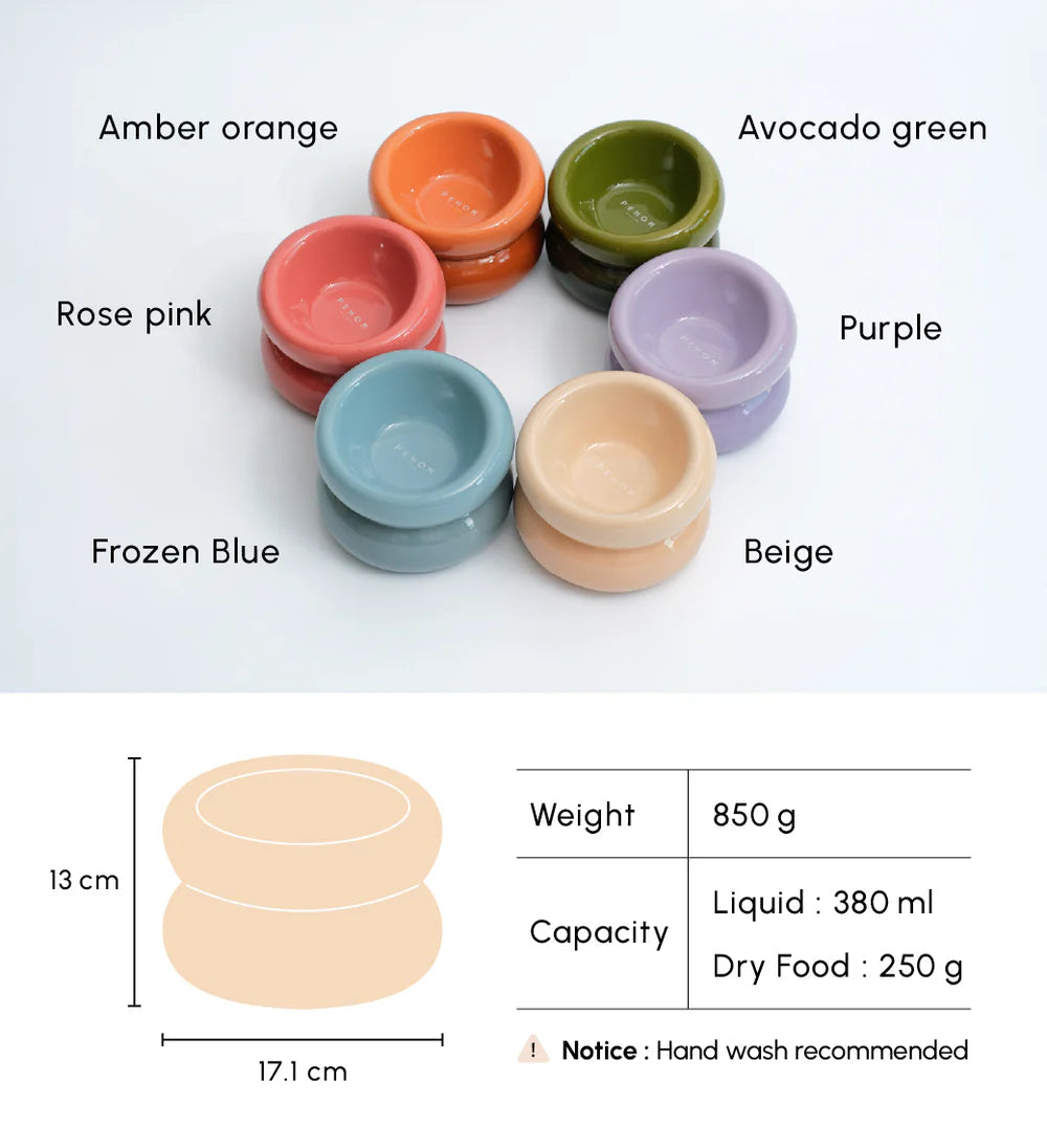 PEHOM Soufflé Pet Bowl