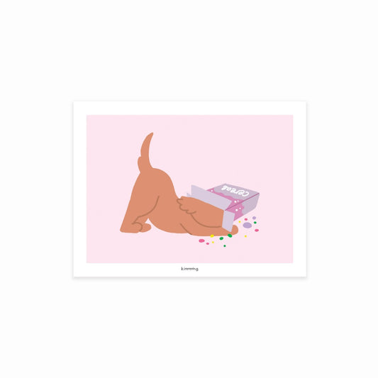Cereal Postcard