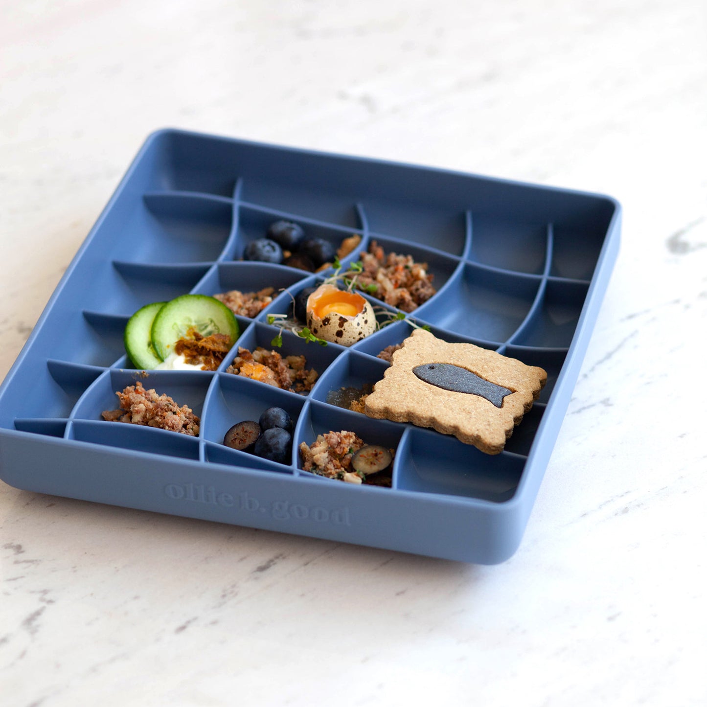 wavies slow feeder bowl | spirulina