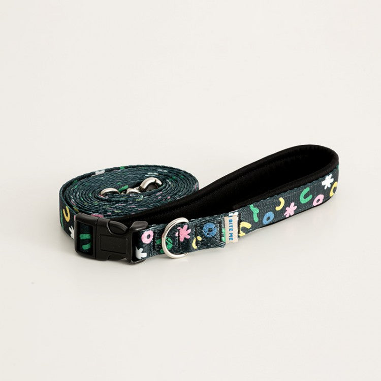 Black Popcorn Hands Free Leash