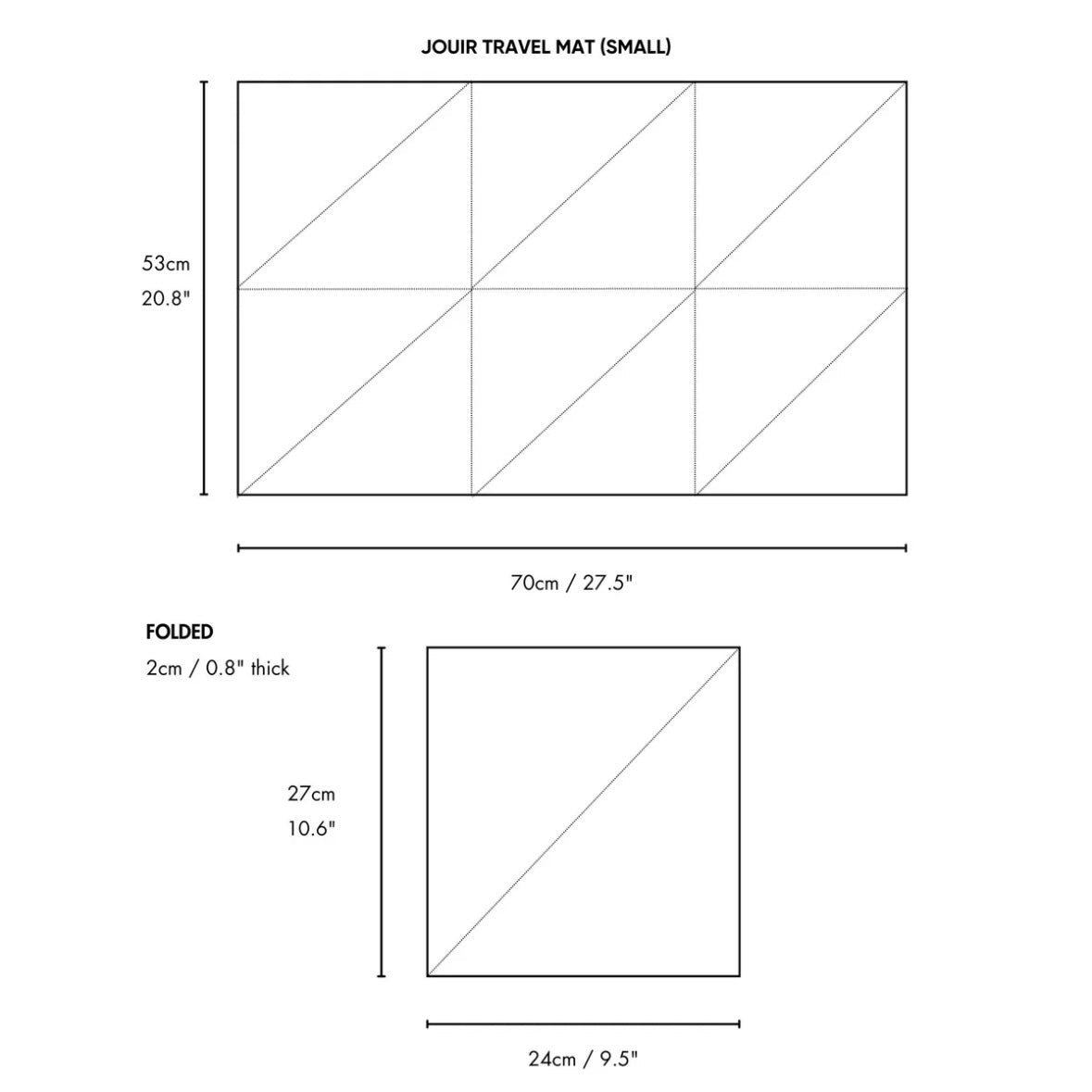 Jouir Travel Mat (Rose)