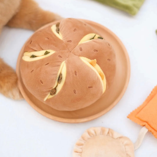 Cheesy Bread Nosework Toy