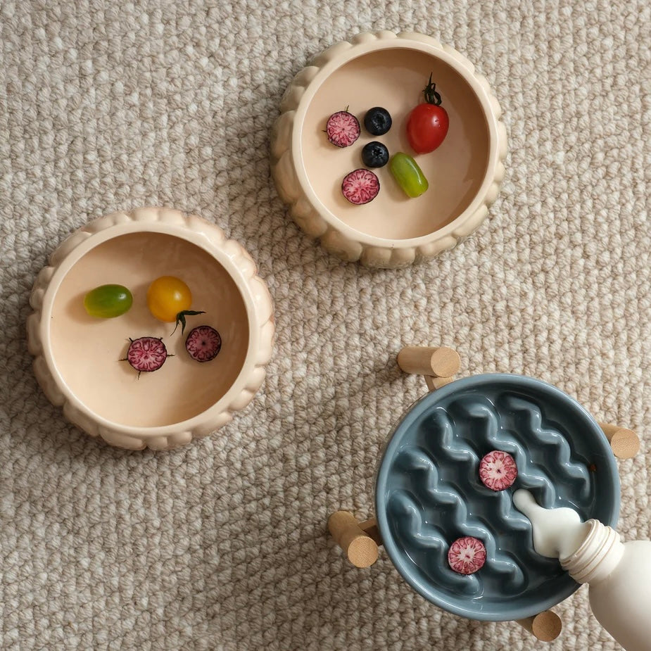 PEHOM Macaroni Slow Feeder Bowl