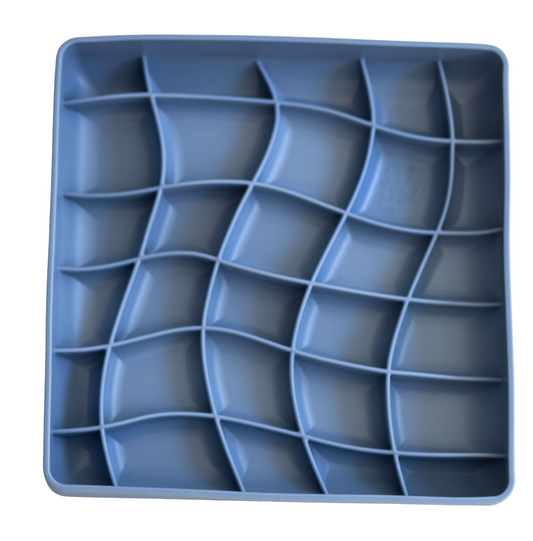 wavies slow feeder bowl | spirulina