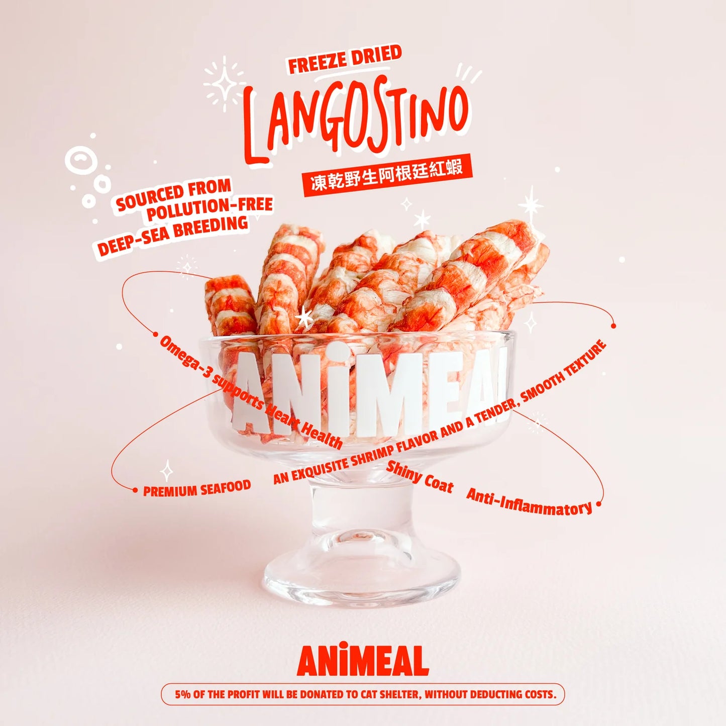Freeze Dried Argentine Langostino