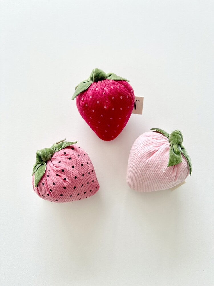 Strawberry Dog Toy (Set of 3)