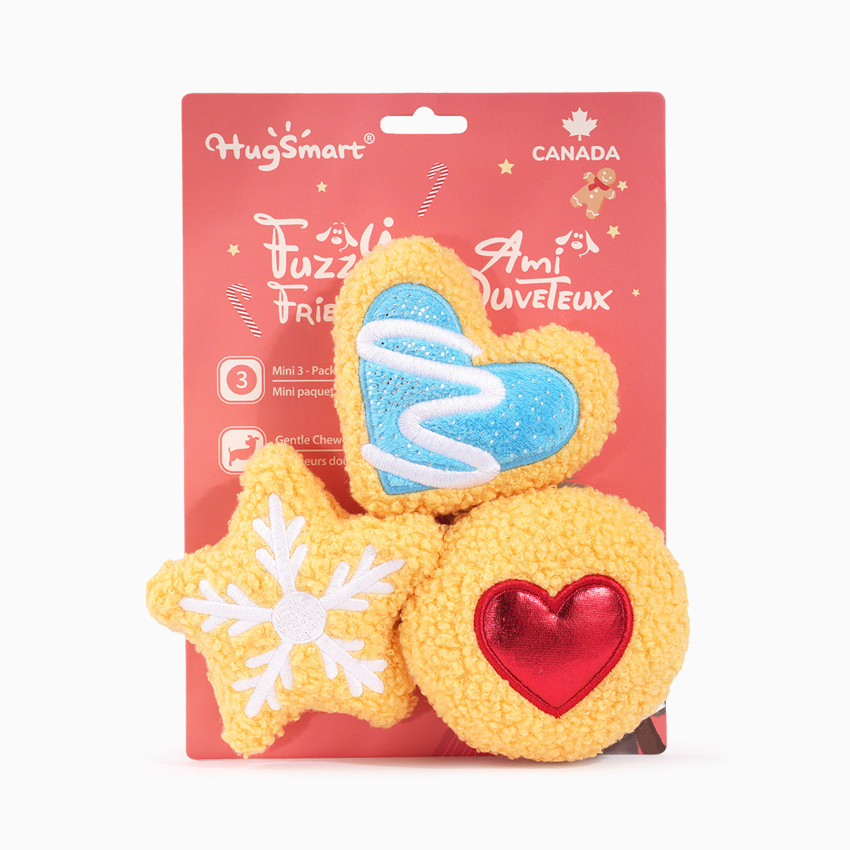 Gingerbread Cookies Friend Toy (Set of 3)