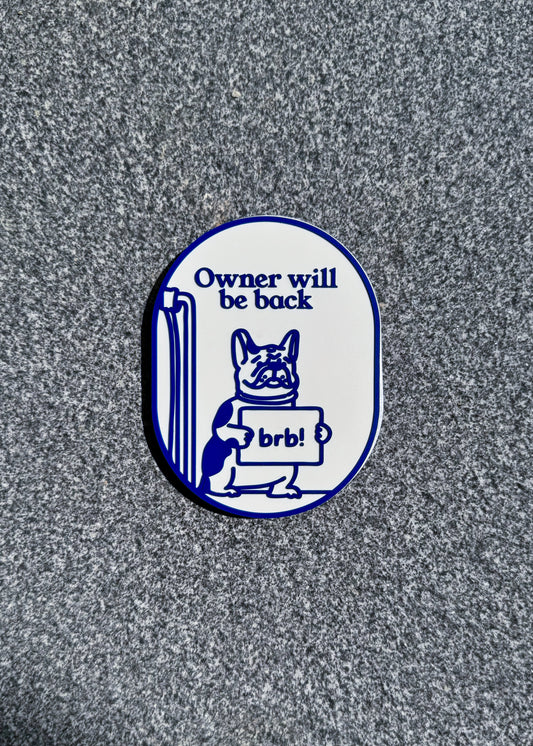 BRB! Leash Patch