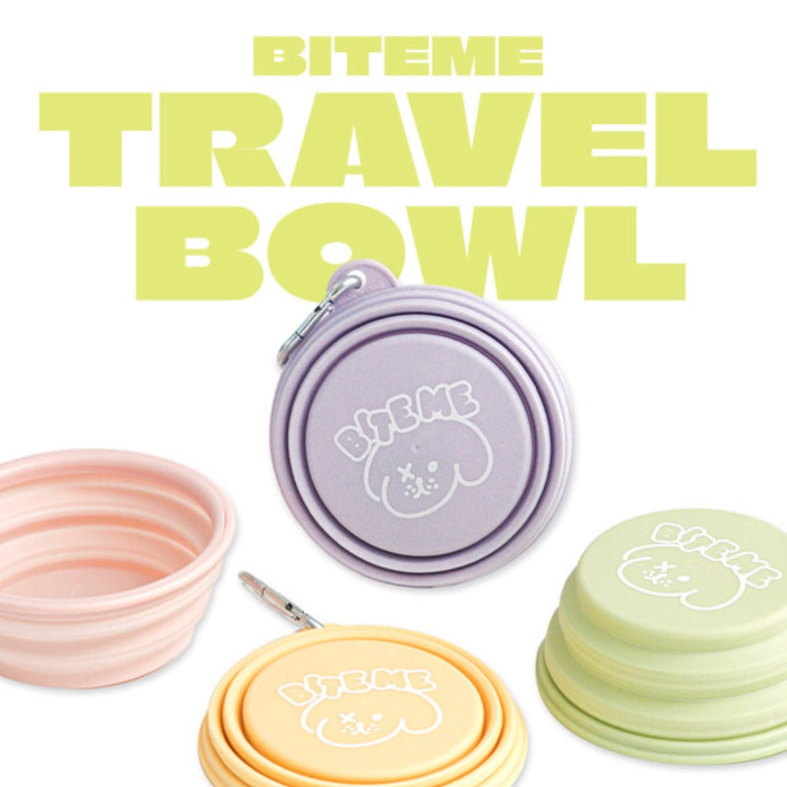 Foldable Water Bowl (Pastel)