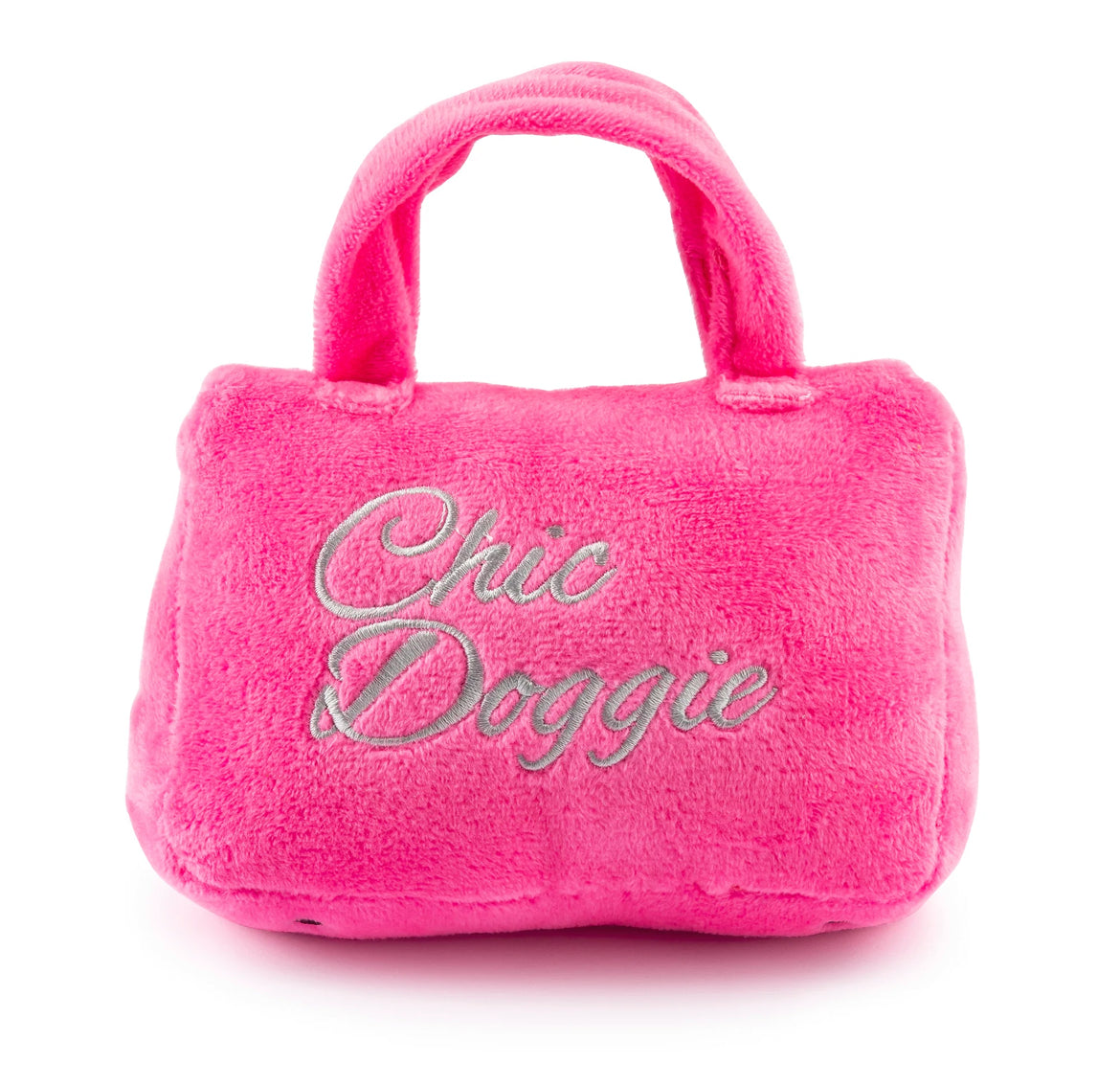 Pink Barkin Bag Plush Toy (with scarf)