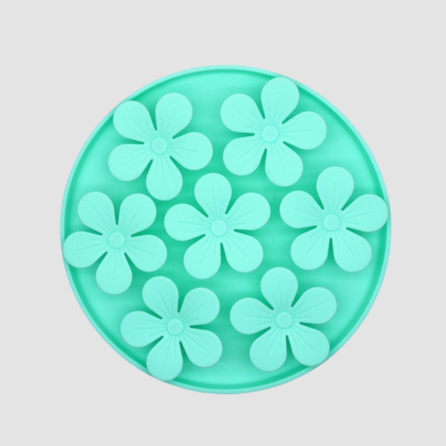 Periwinkle Flower Slow Feeder Mat