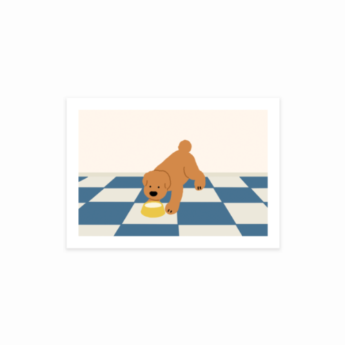 Dinner Time Postcard