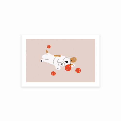 Ball Playtime Postcard
