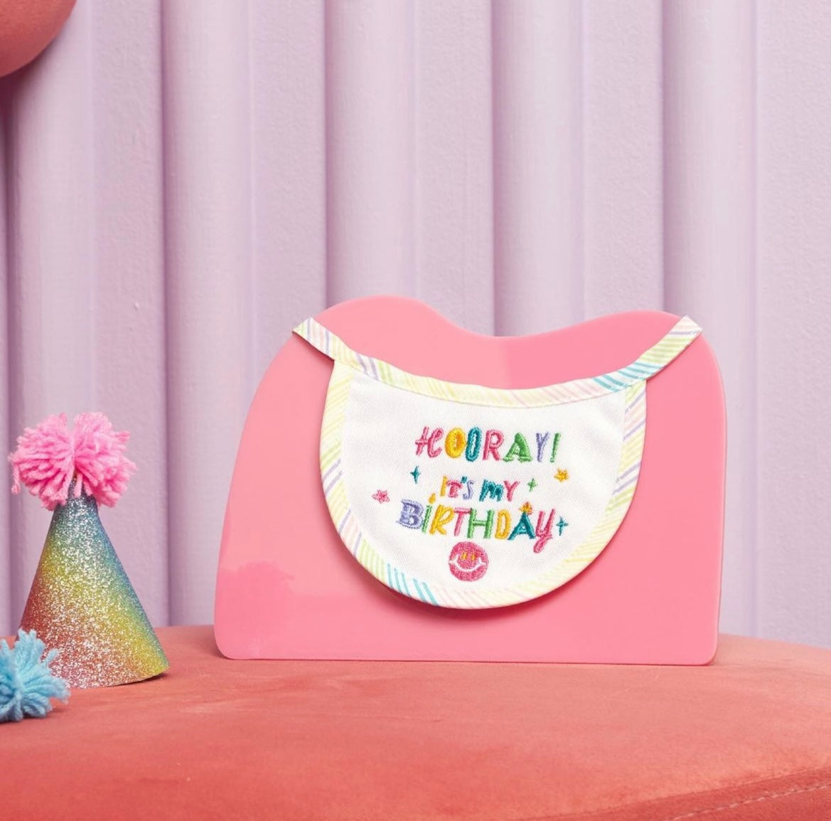 Hooray! It's My Birthday Bib