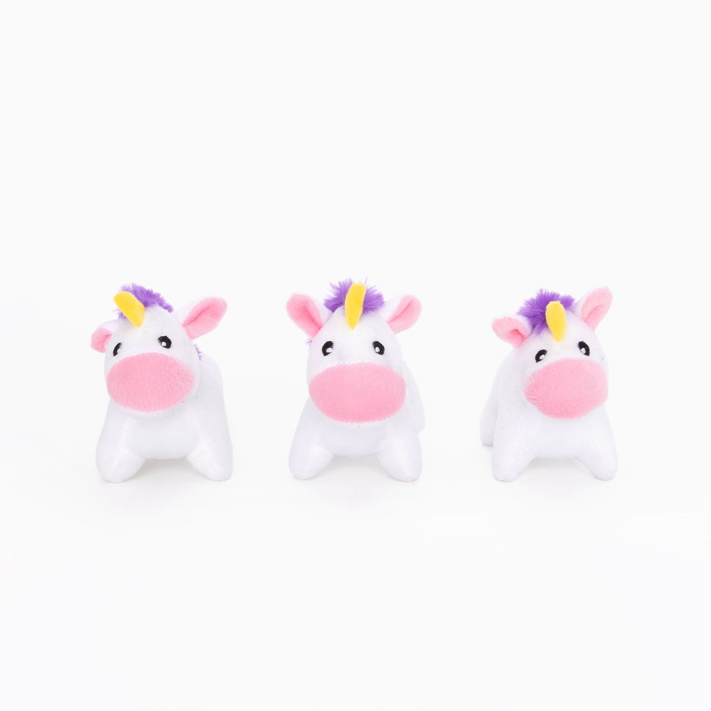 Unicorn Miniz Plush Toy (Set of 3)