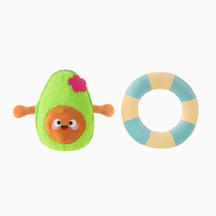 Summer Avocado Squeaky Toy