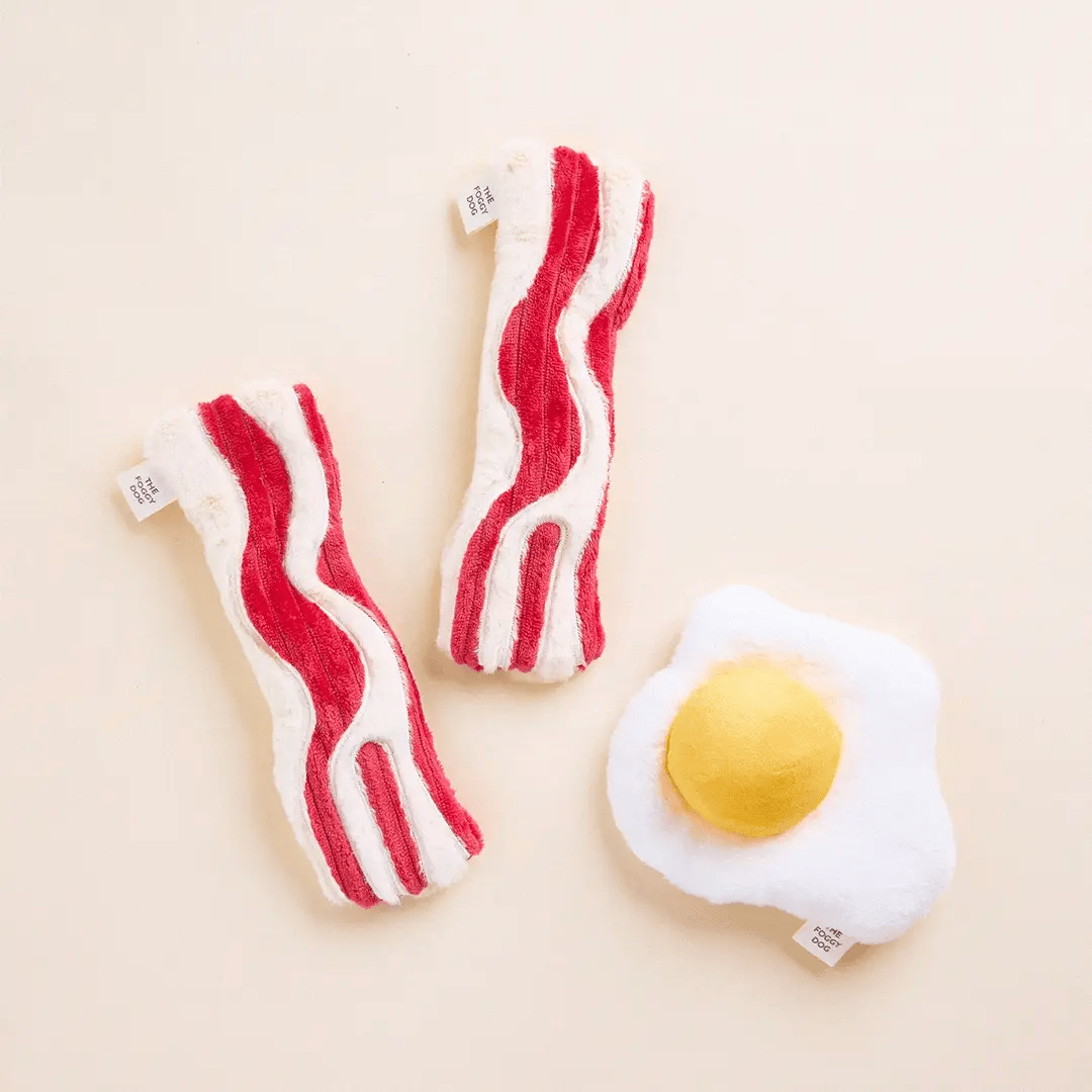 Bacon and Egg Interactive Toy Set
