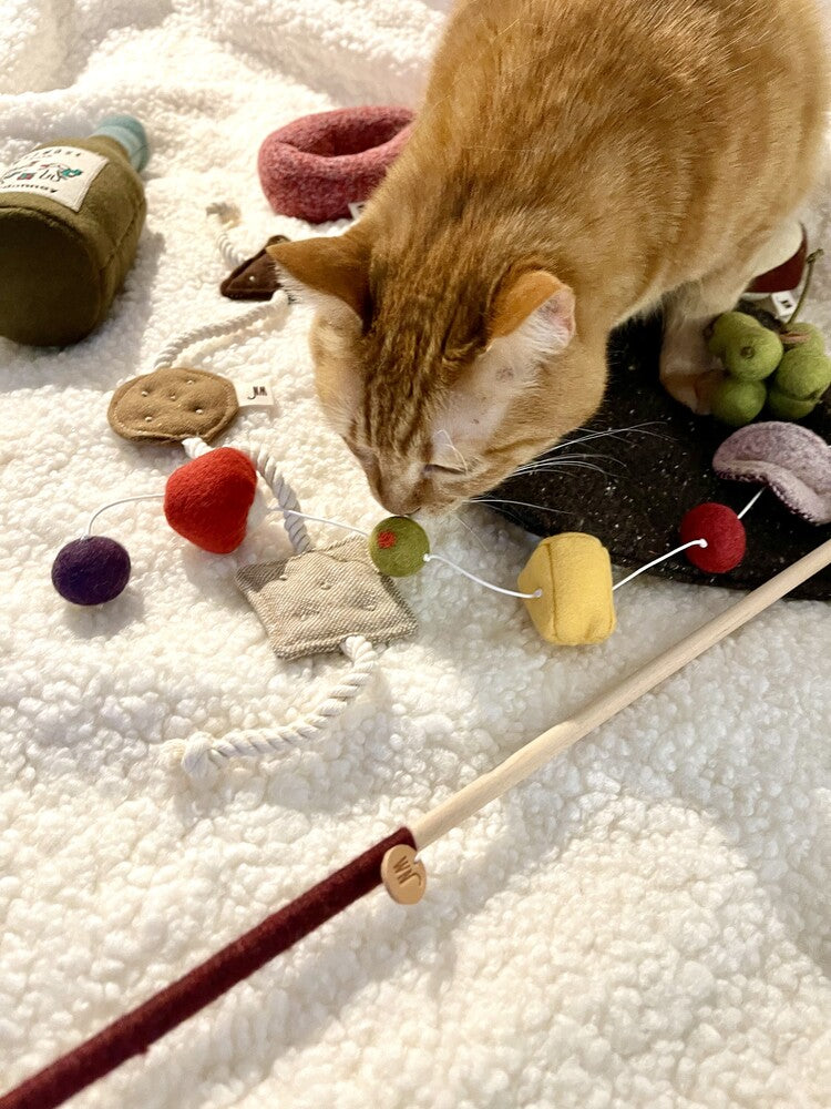Olive Rod Cat Toy