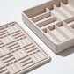 3-in-1 parquet slow feeder bowl (sand)