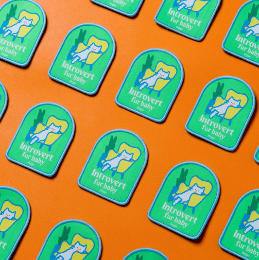 Introvert Fur Baby Leash Patch