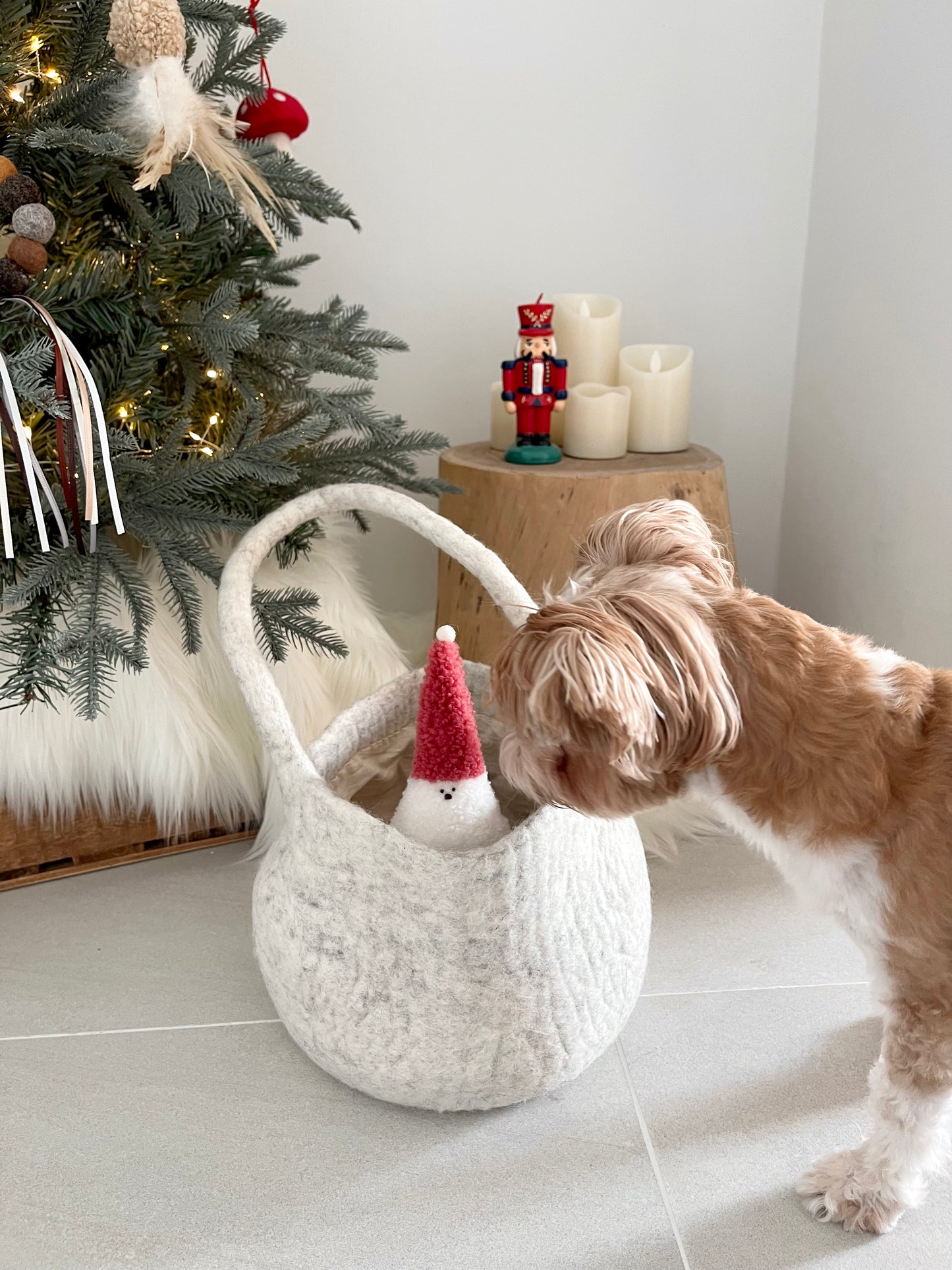 Christmas Yeti Dog Toy