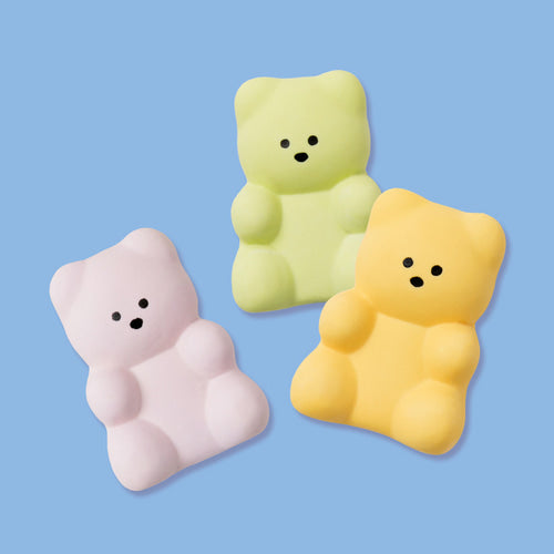 Little Jelly Bear Latex Toy (Set of 3)