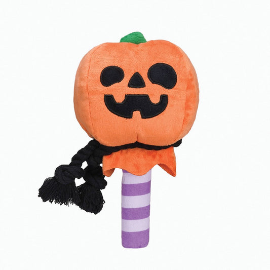 Pumpkin Lollipop Squeaky Toy