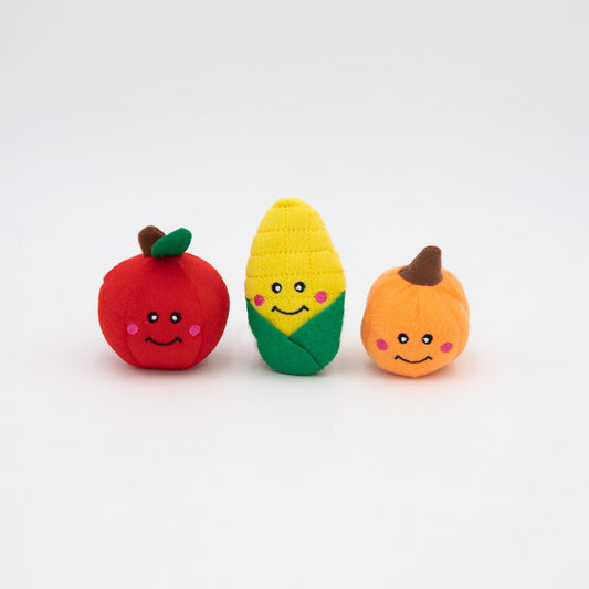 Fall Harvest Miniz Plush Toy (Set of 3)