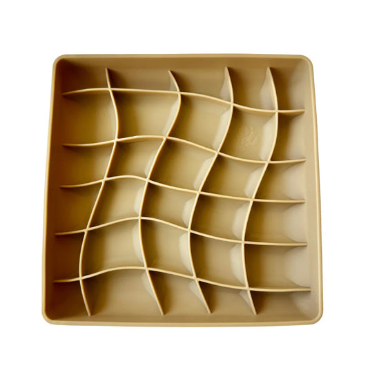 wavies slow feeder bowl | mushroom