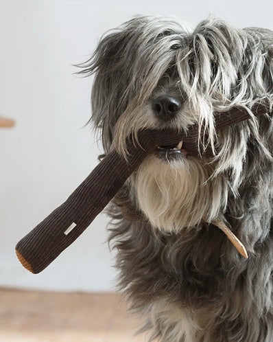 Walnut Wood Dog Toy