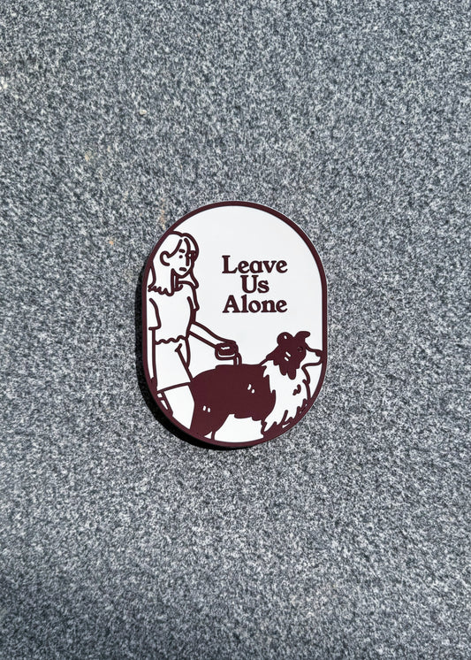 Leave Us Alone Leash Patch