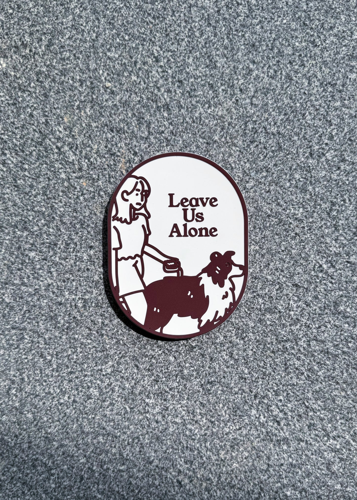 Leave Us Alone Leash Patch