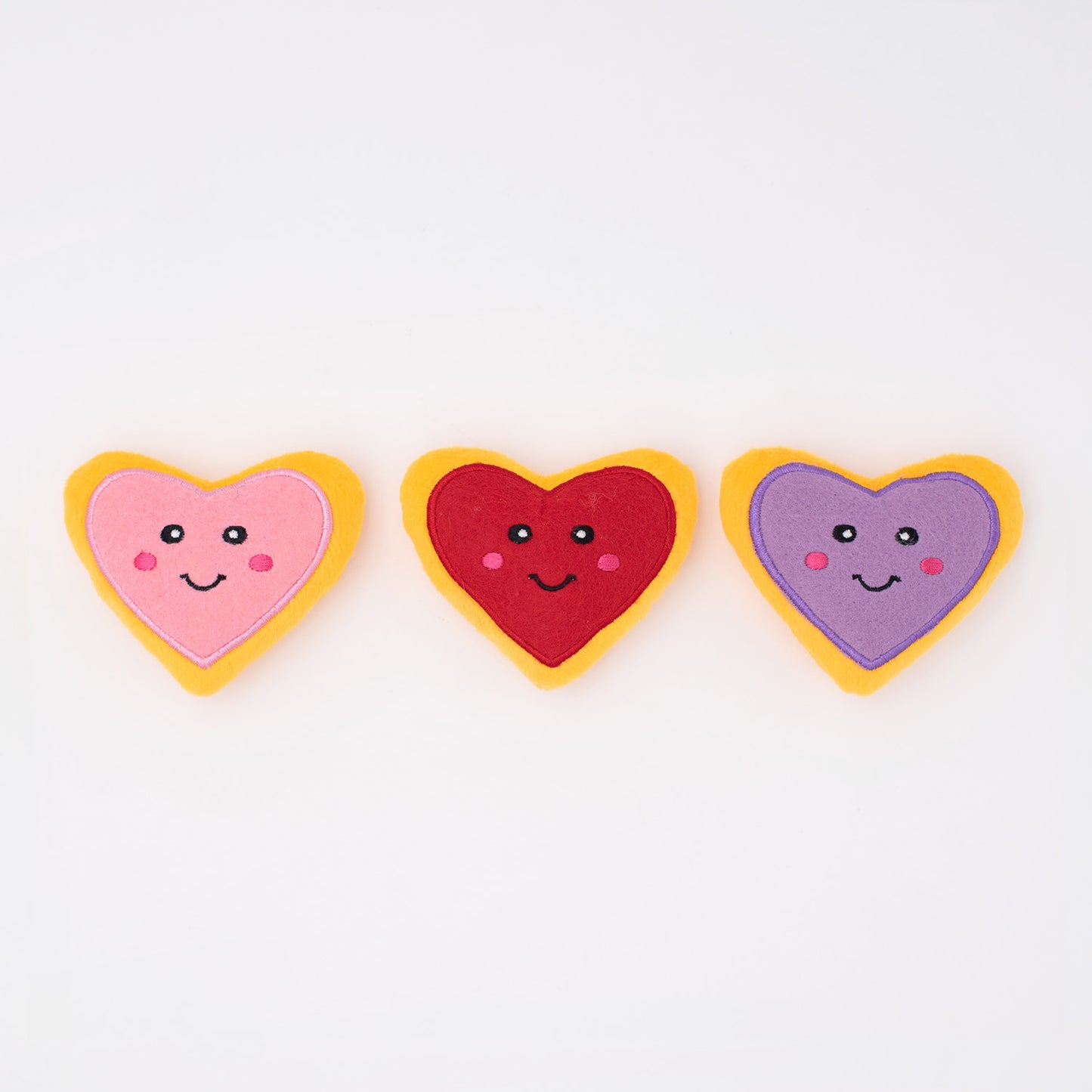 Valentine's Mini Heart Cookies Toy (Set of 3)