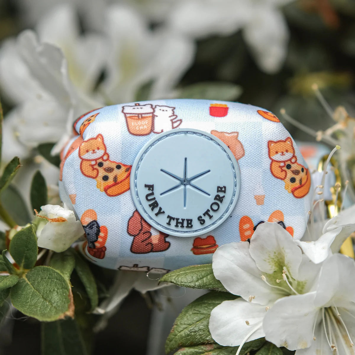 fury & friends in nyc waste bag holder