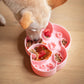 cloud slow feeder bowl | strawberry
