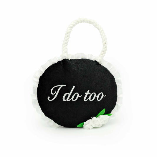 "I Do Too" Wedding Sign Plush Toy