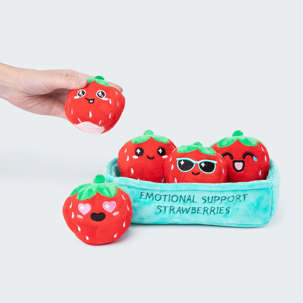 Emotional Support Strawberries Cuddly Plush